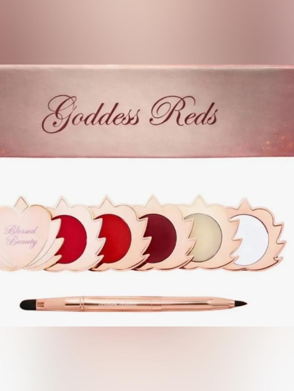 Blessed Beauty Goddess Reds Natural Lip Cream Set